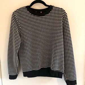 Dotted Crewneck Top